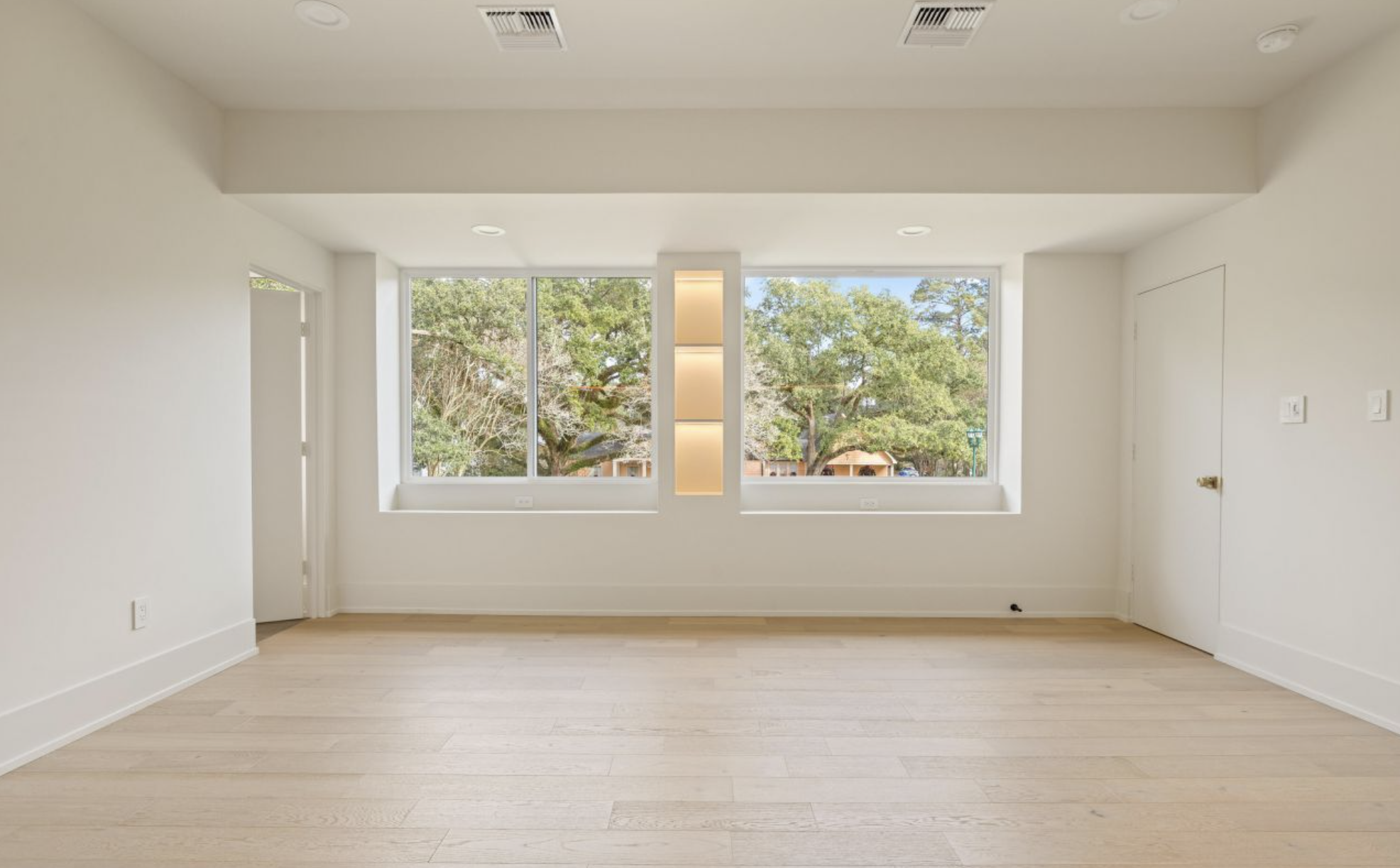 Completed renovation showing clean modern finishes and attention to detail